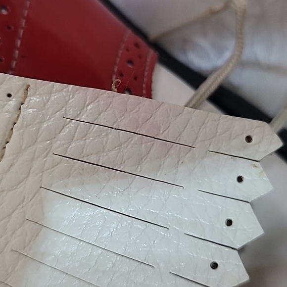 Vintage Fairway By Avon Women's Golf Shoes Red White and Blue  Size 7.5 - Picture 7 of 12